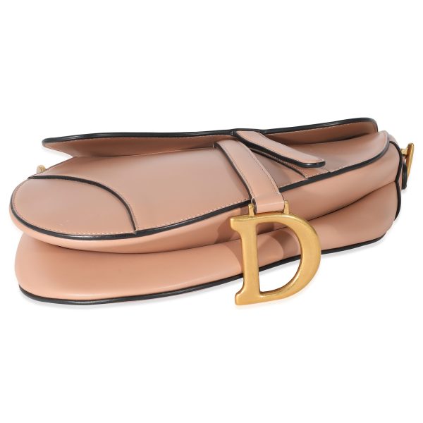 134629 stamp Christian Dior Pink Smooth Calfskin Saddle