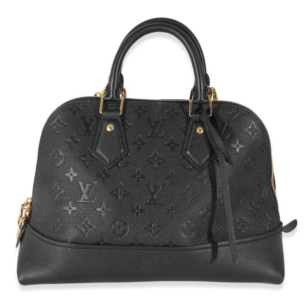 134655 pv Louis Vuitton Black Monogram Empreinte Neo Alma PM