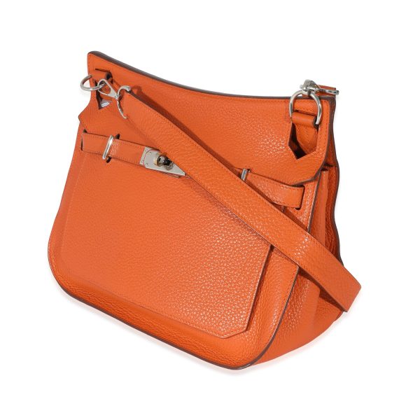 134785 sv Hermès Orange Clemence Jypsiere 28 PHW