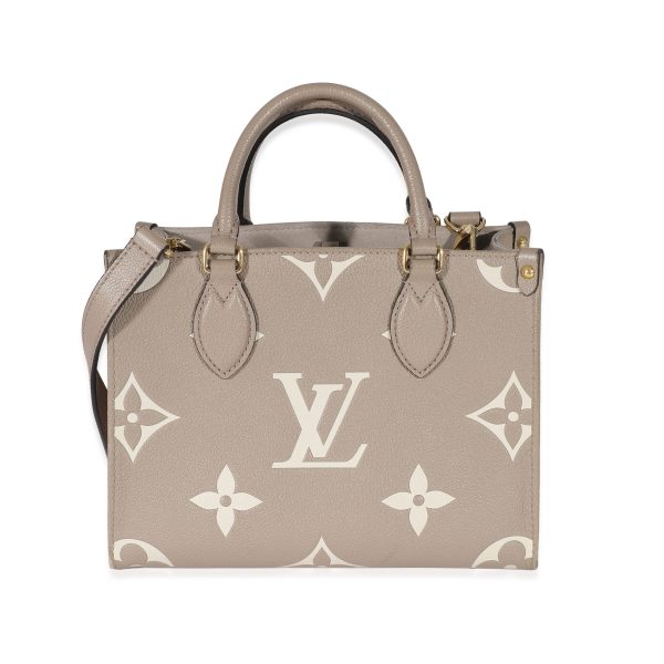 134831 fv Louis Vuitton Dove Cream Monogram Empreinte Onthego PM