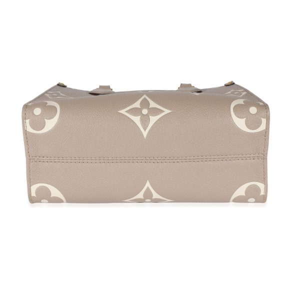 134831 stamp Louis Vuitton Dove Cream Monogram Empreinte Onthego PM