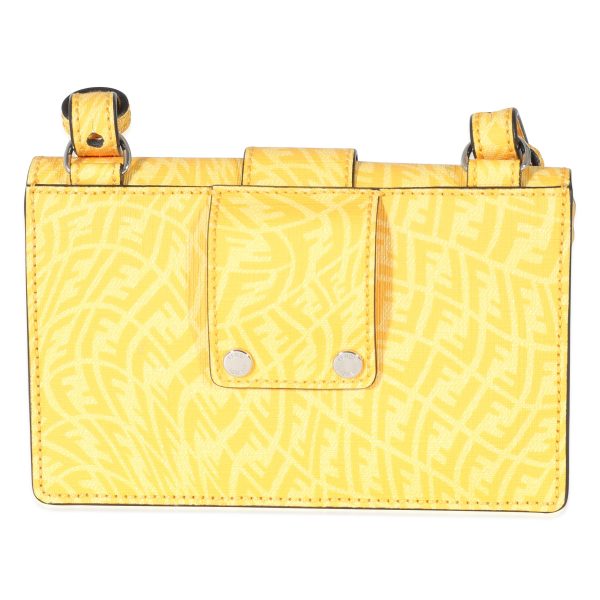 134970 pv Fendi x Sarah Coleman Mimosa Canvas FF Vertigo Baguette Belt Pouch