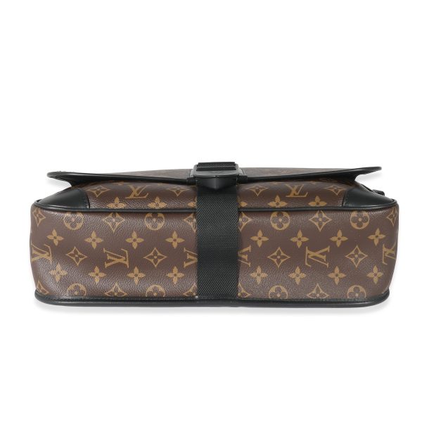 135092 stamp Louis Vuitton Monogram Macassar Canvas Archy Messenger GM