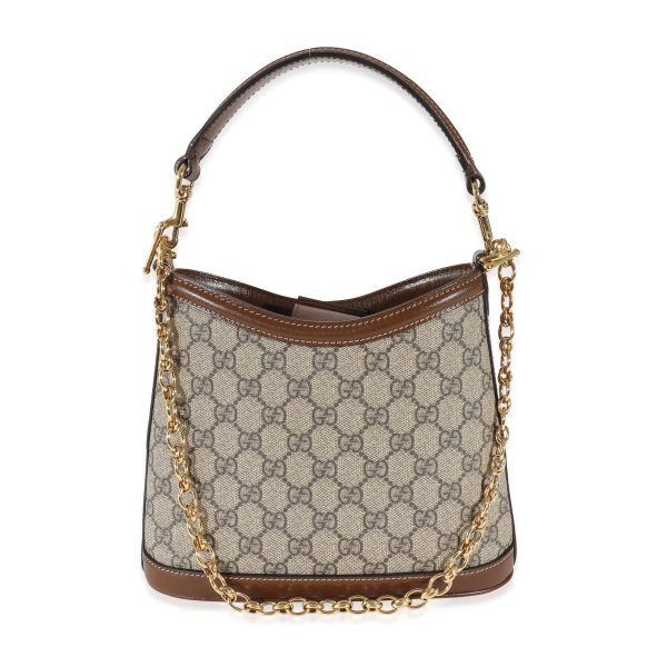 135138 pv Gucci Beige GG Supreme Retro Interlocking G Hobo