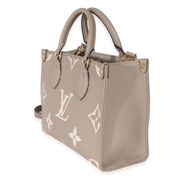 135304 sv Louis Vuitton Turtledove Cream Monogram Giant Empriente Onthego PM