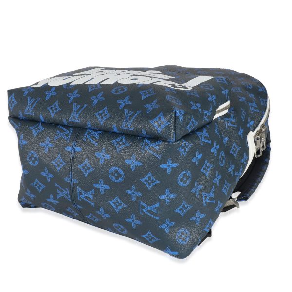 135553 box Louis Vuitton Blue Monogram Canvas Everyday Discovery Backpack