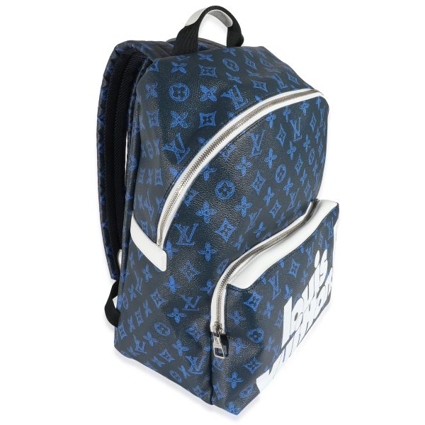 135553 pv Louis Vuitton Blue Monogram Canvas Everyday Discovery Backpack