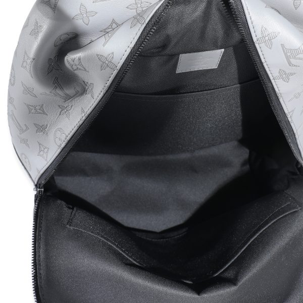 135558 bv Louis Vuitton Anthracite Grey Monogram Shadow Racer Backpack