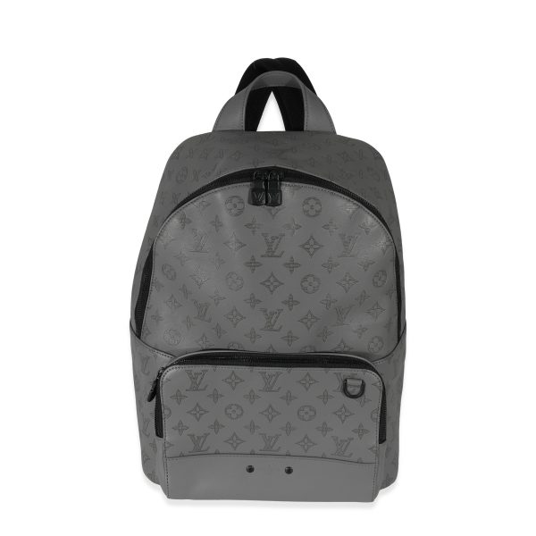 135558 fv Louis Vuitton Anthracite Grey Monogram Shadow Racer Backpack