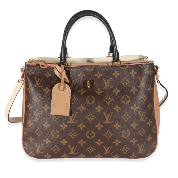 135561 fv Louis Vuitton Sesame Peche Monogram Canvas Millefeuille Bag