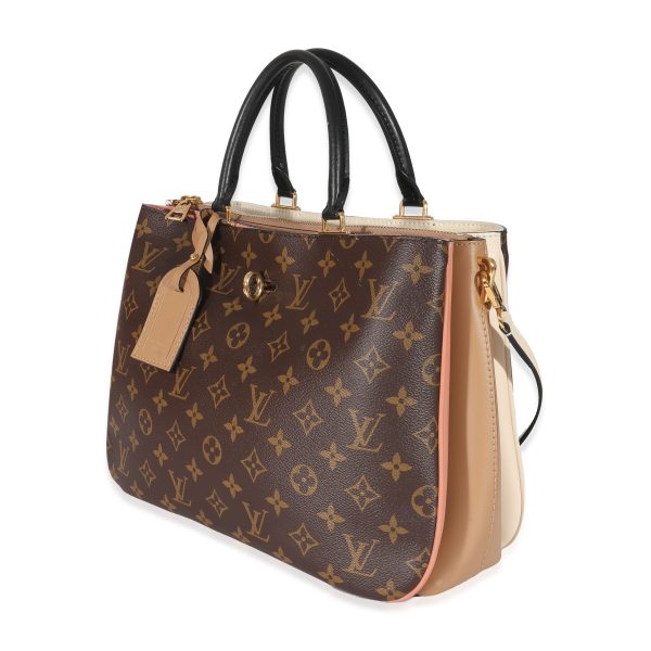 135561 sv Louis Vuitton Sesame Peche Monogram Canvas Millefeuille Bag