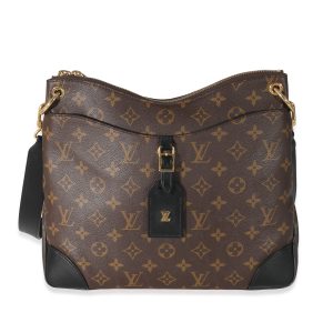 135598 fv Louis Vuitton Christopher Tote Shoulder Bag Diagonal Taurillon Leather Black