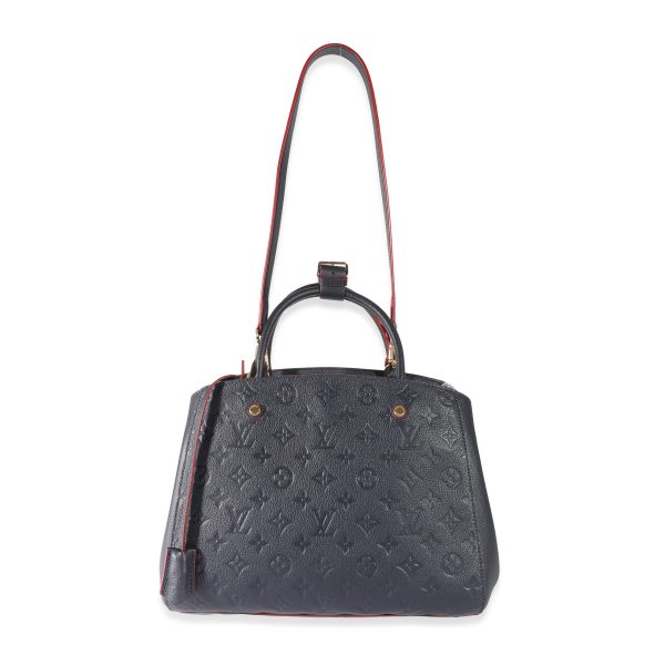 135609 bv Louis Vuitton Marine Rouge Empreinte Montaigne MM