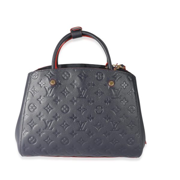 135609 fv Louis Vuitton Marine Rouge Empreinte Montaigne MM