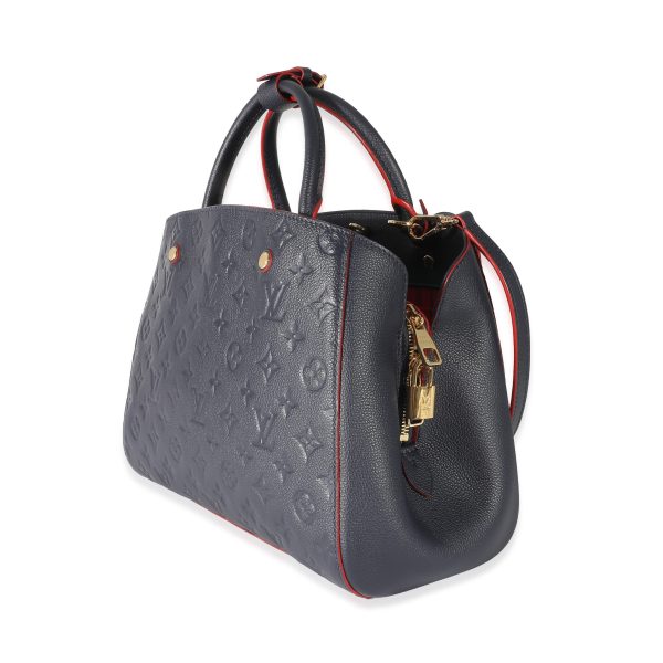 135609 sv Louis Vuitton Marine Rouge Empreinte Montaigne MM