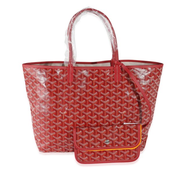 135635 fv Goyard Red Goyardine Saint Louis PM