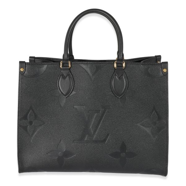 135668 fv Louis Vuitton Black Monogram Empreinte Onthego MM