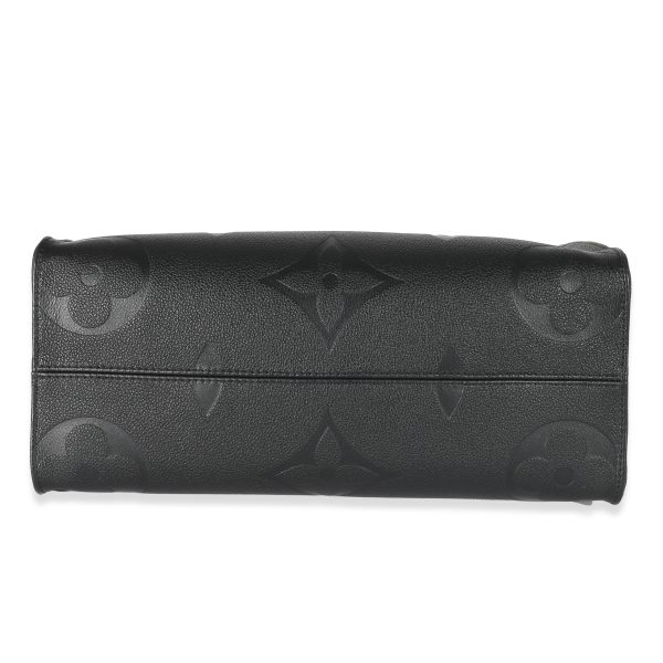 135668 stamp Louis Vuitton Black Monogram Empreinte Onthego MM