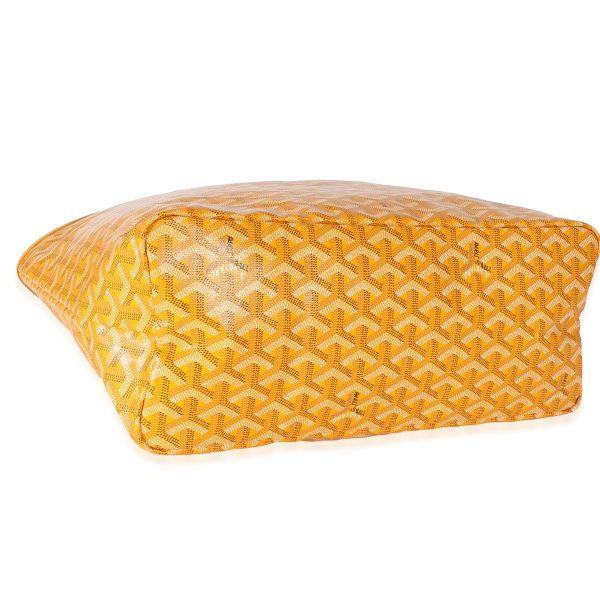 135679 bv Goyard Yellow Goyardine Canvas Saint Louis PM