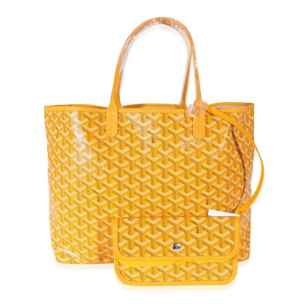 135679 fv Goyard Yellow Goyardine Canvas Saint Louis PM