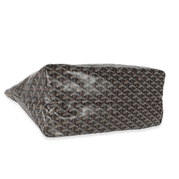 135680 bv Goyard Black Gold Goyardine Canvas Saint Louis GM