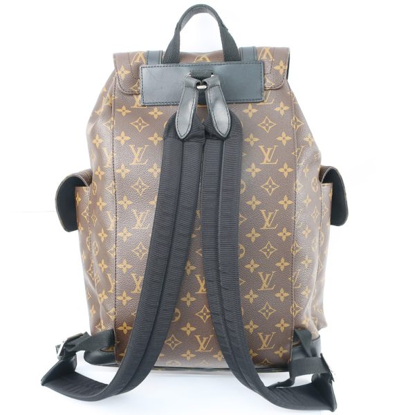 2 Louis Vuitton Christopher MM Rucksack Backpack Macassar Brown