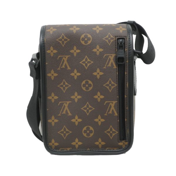 2 Louis Vuitton Archie Messenger Shoulder Bag Monogram Macassar Black