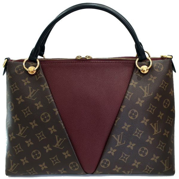 2 Louis Vuitton MM Monogram Brown Bordeaux