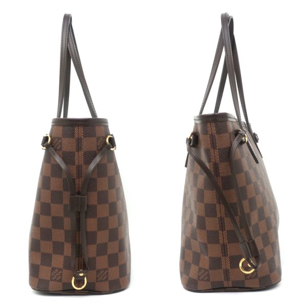 2 Louis Vuitton Neverfull PM Tote Bag Shoulder Bag Dark Brown