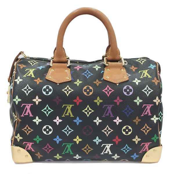 2 Louis Vuitton Handbag Speedy 30 Monogram Multicolor