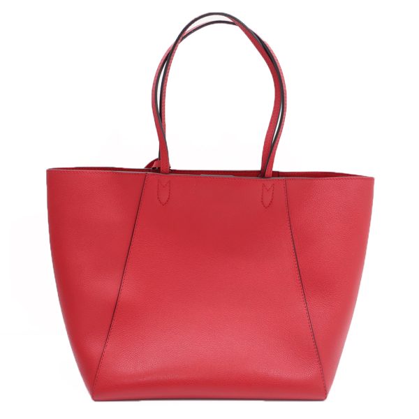 2 Louis Vuitton Lock Me Hippo Tote Bag Ruby Red