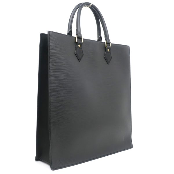 2 Louis Vuitton Sac Plac Tote Epi Leather Black