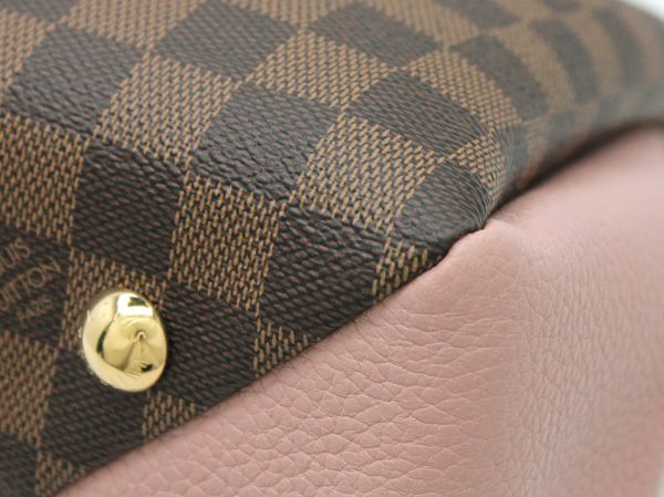 2 Louis Vuitton Damier Brittany Tote Bag Shoulder Bag Magnolia Pink