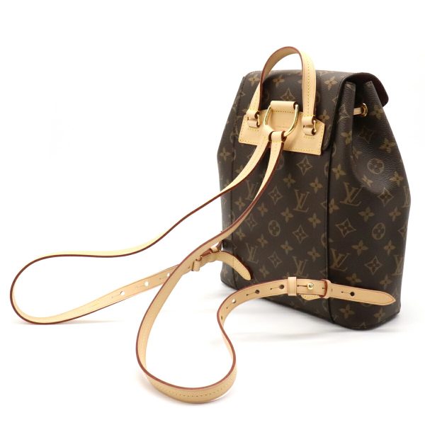 2 Louis Vuitton Monogram Montsouris MM Rucksack Brown