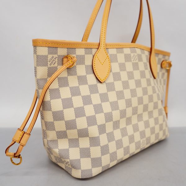 2 Louis Vuitton Tote Bag Damier Azur Neverfull PM