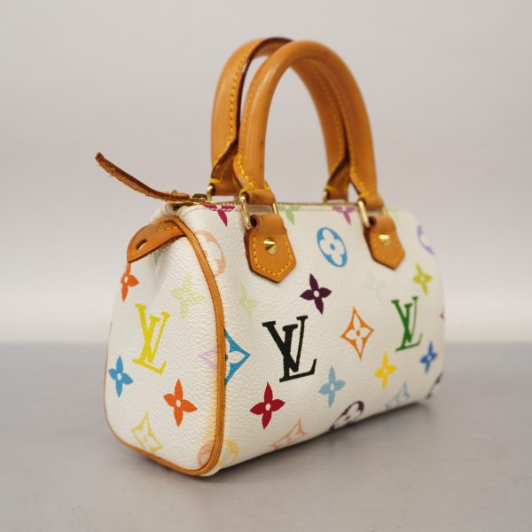 2 Louis Vuitton Handbag Multicolor Mini Speedy Bronne