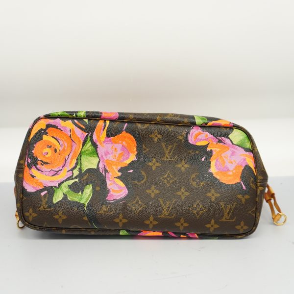 2 Louis Vuitton Tote Bag Monogram Neverfull MM Rose