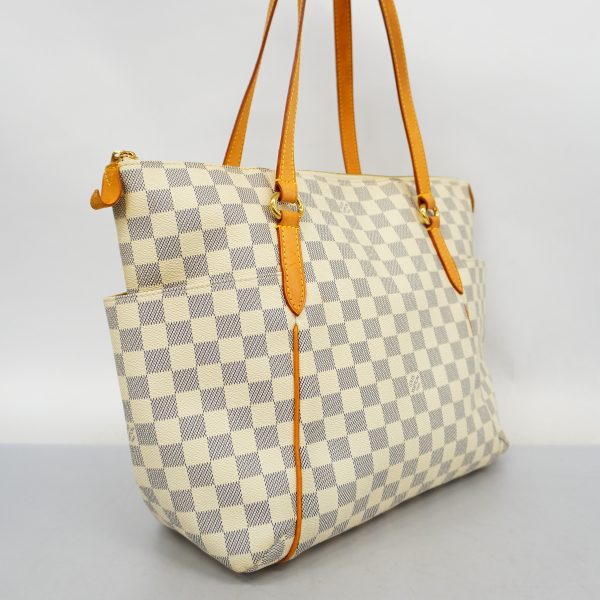 2 Louis Vuitton Tote Bag Damier Azur Totally MM