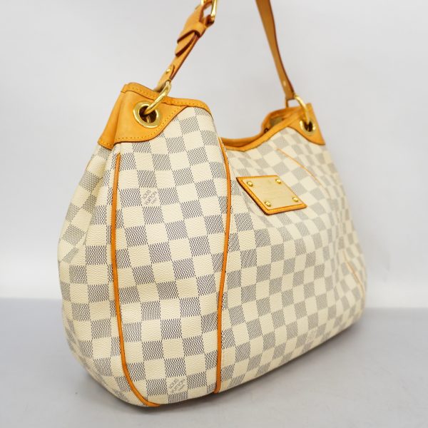 2 Louis Vuitton Shoulder Bag Damier Azur Galliera PM