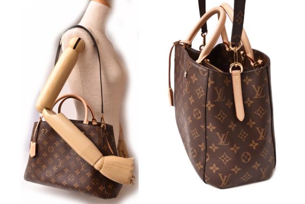 2 Louis Vuitton Montaigne MM Monogram Shoulder Bag