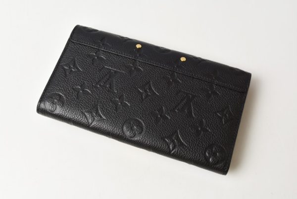 2 Louis Vuitton Wallet Monogram Empreinte Portefeuille Noir Black