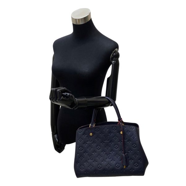 2 Louis Vuitton Emprene Montaigne MM Leather Navy