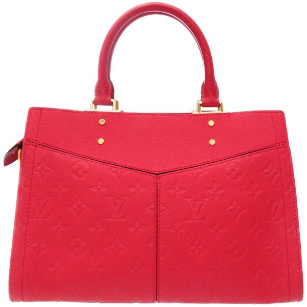 2 Louis Vuitton Monogram Empreinte Three PM Shoulder Bag Red