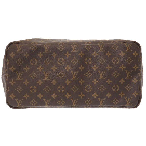 2 Louis Vuitton New Neverfull GM Monogram Tote Bag Brown