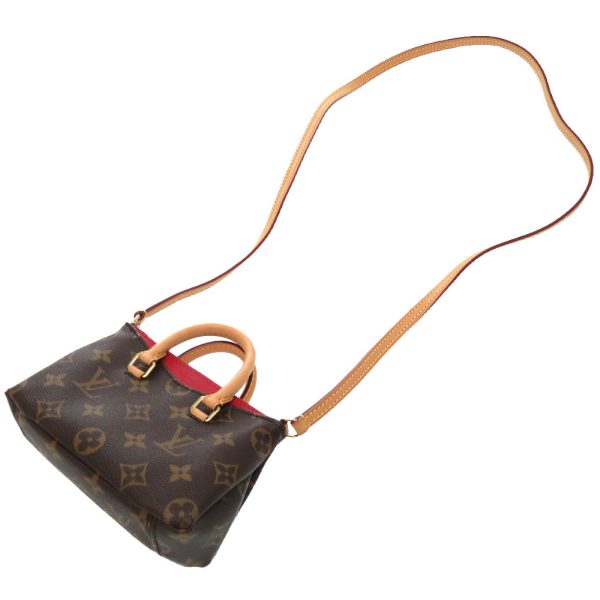 2 Louis Vuitton Monogram Nano Pallas Shoulder bag Brown