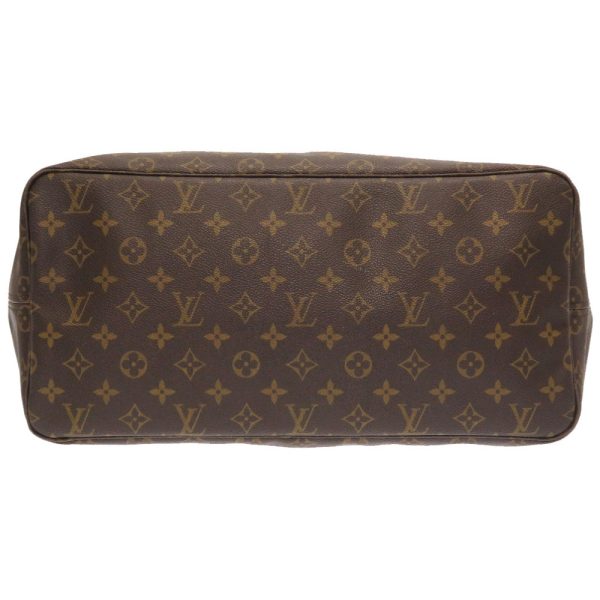 2 Louis Vuitton Monogram Neverfull GM Tote Bag Brown