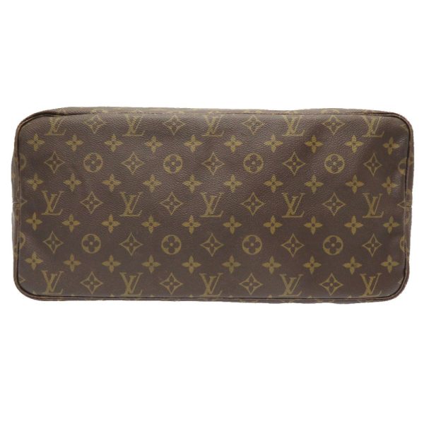 2 Louis Vuitton Monogram Neverfull GM Tote Bag Brown