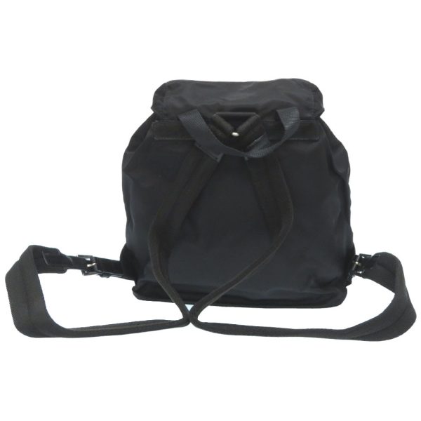 2 Prada Nylon Backpack Bag Black