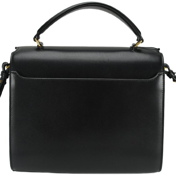 2 Saint Laurent Cassandra Top Handle Bag Handbag Black