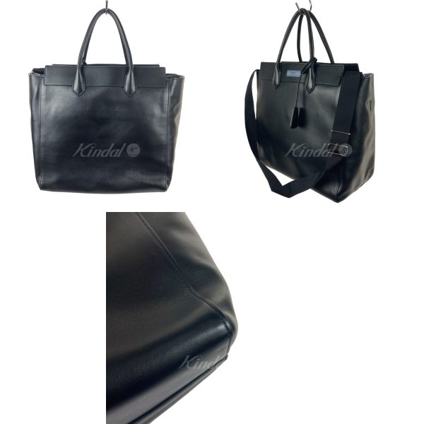 2 Prada Etiquette 2way Shoulder Bag Black